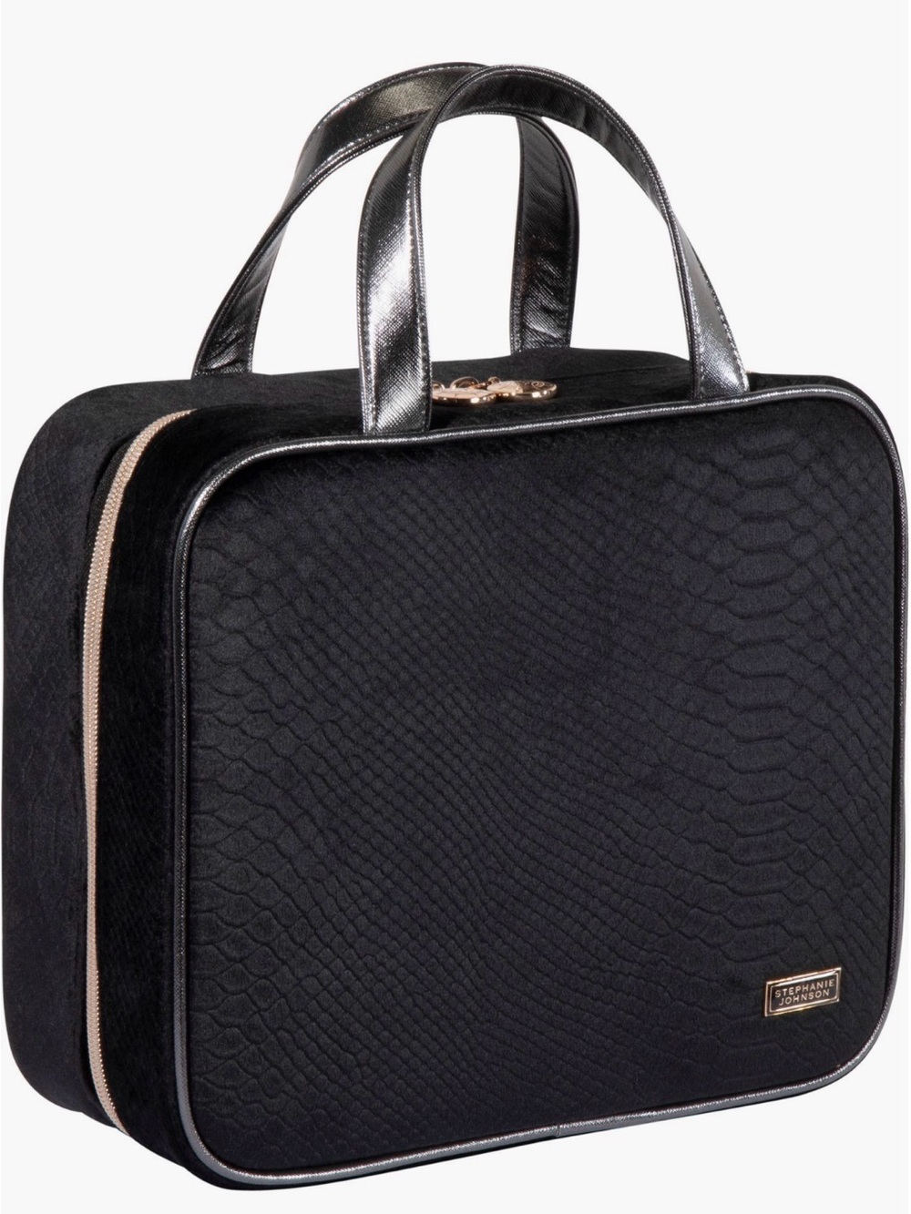 Stephanie Johnson Marais Noir Martha Large Briefcase Cosmetic Case